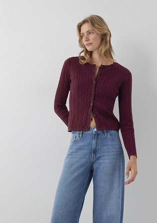 Bordo Hırka 1710957-87830