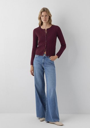 Bordo Hırka 1710957-87830
