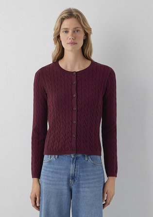 Bordo Hırka 1710957-87830
