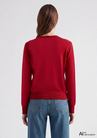 Kırmızı Hırka 1710914-90746