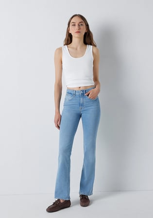 Maria Premium Blue Gölgeli Açık Mavi Jean Pantolon 101225-A4172