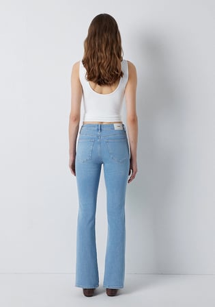 Maria Premium Blue Gölgeli Açık Mavi Jean Pantolon 101225-A4172