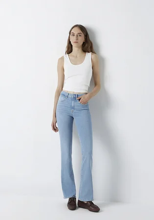 Maria Premium Blue Gölgeli Açık Mavi Jean Pantolon 101225-A4172