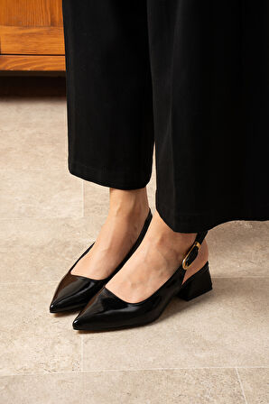 Kadın 5 Cm Klasik Topuklu Ayakkabı 7115