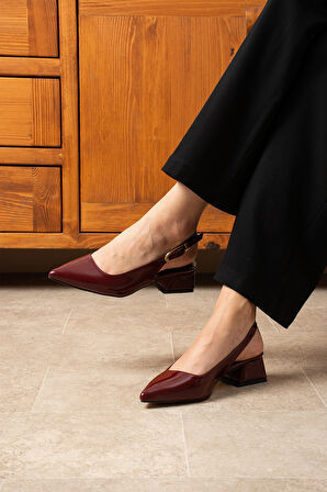 Kadın 5 Cm Klasik Topuklu Ayakkabı 7115