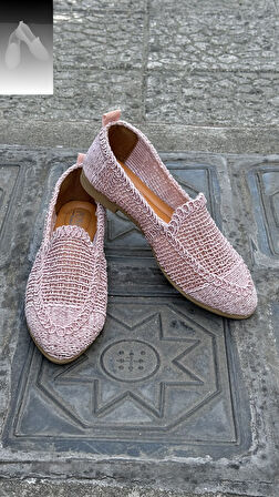 Kadın Hasır Dantelli Babet PW01