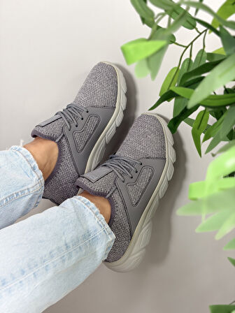 Unisex Triko Sneaker Rahat Hava Alabilen Kokusuz Spor Ayakkabı 4557