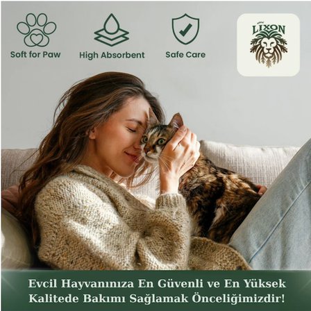 Lixon Natural Doğal Çam Peleti Kedi Kumu 5 Kg (10L) Yavru/Yetişkin Kediler Ve Kemirgen Hayvanlar İçin %100 Biyobozunur - Astımlı Kediler İçin Uygun - Kimyasal İçermeyen - Yüksek Emiş Gücü