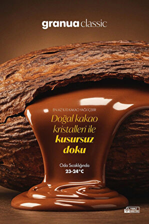 Granua — Classic | Doğal Kakao Yağında Sürülebilir Sütlü Çikolatalı Fındık Kreması 400gr