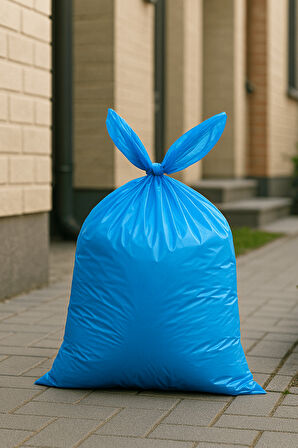 Premium Orta Boy Çöp Poşeti 55x60 cm 3x15 Adet Ev Mutfak Banyo İş Ofis Avantajlı Ekonomik Paket