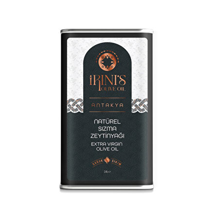 IRINI’S OLIVE OIL 3000 ml Soğuk Sıkım Natürel Sızma Zeytinyağı 2025 GOLD Ödüllü