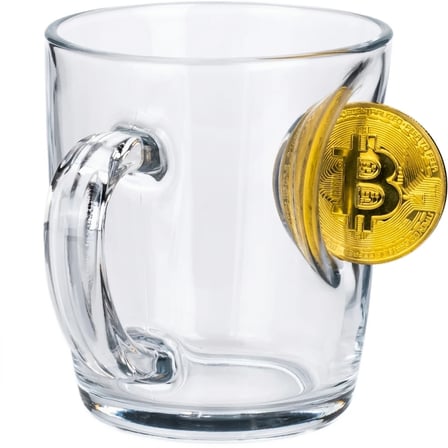 Bitcoin Madeni Para Hediyelik Özel Fincan Çay Kahve Bardağı Kupa 340cc
