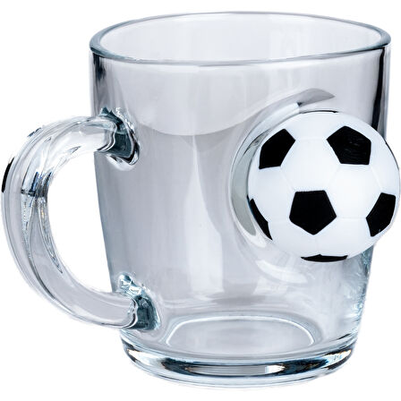 Futbol Toplu Özel Çay Kahve Bardağı Fincan Kupa 340 cc 