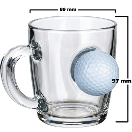 Gerçek Golf Toplu Özel Tasarım Çay Kahve Kupası 340cc
