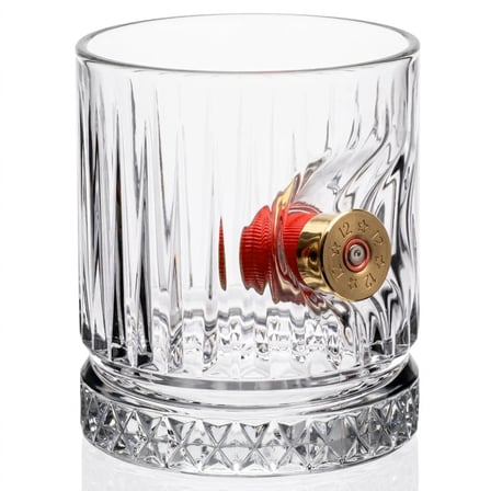 Gerçek 12 Kalibre Fişekli 2’li 355cc Kristal Set Avcı Hediyesi