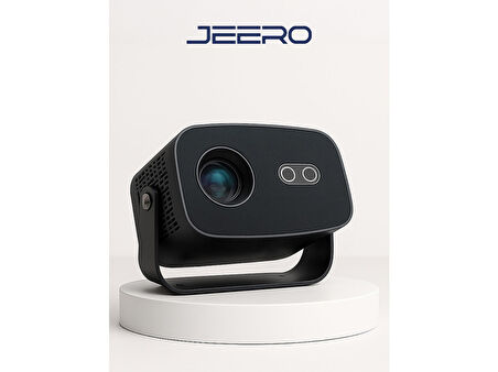 JEERO 4K Smart Cinema Portable Projector (Auto Focus / Android) Türkçe Menü