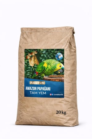 Amazon Papağanı Tam Yem 20 Kg