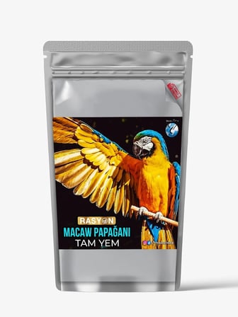 Delta Rasyon Macaw Papağanı Tam Yemi Ekstruder 1 kg