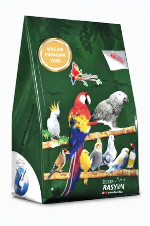 Rasyon Macaw Papağanı Tam Yemi 3 Kg