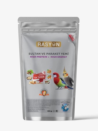 Delta Rasyon Sultan Papağanı Omegalı Ekstruder Yem 850 Gr