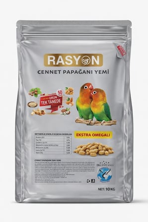 Rasyon Cennet Papağanı Granür Tam Yem