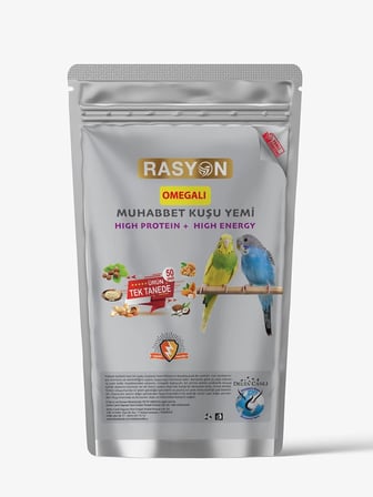 Delta Rasyon Muhabbet Kuşu Yemi Granül Omegalı High Protein High Energy 1 Kg