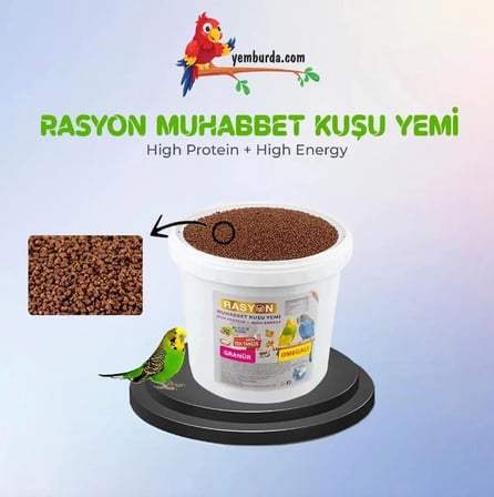 Delta Rasyon Muhabbet Kuşu Yemi Granül 5 Kg