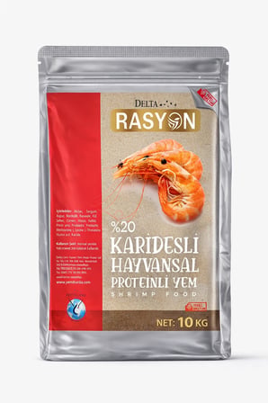 DELTA RASYON Karidesli Kanarya Üretim Yemi Ekstruder Yüksek Proteinli