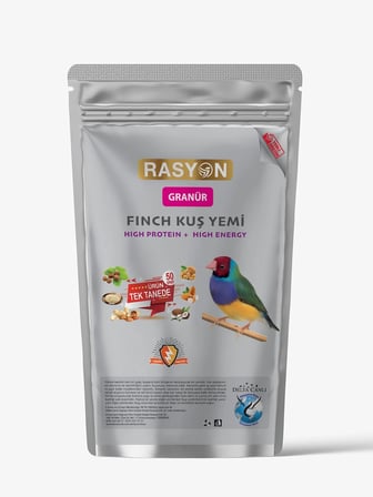 Delta Rasyon Finç Kuşu Yemi Granür 1 Kg