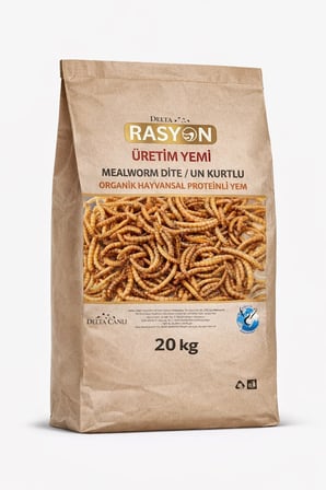Un Kurtlu Organik Hayvansal Proteinli Üretim Yemi (TOZ)