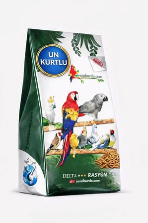 Un Kurtlu Organik Hayvansal Proteinli Üretim Yemi Küçük Taneli 3 Kg