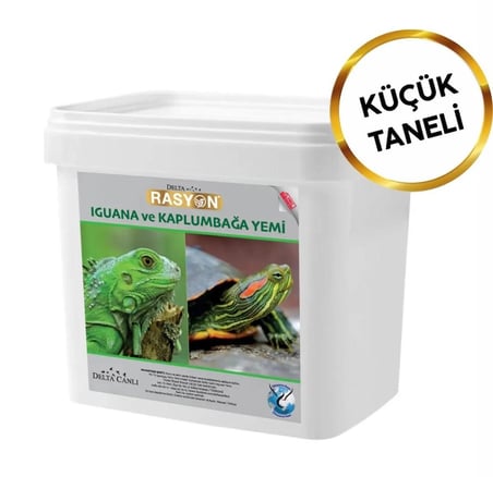 Delta Rasyon Sürüngen Yemi İguana Kaplumbağa Küçük Taneli 5 Kg