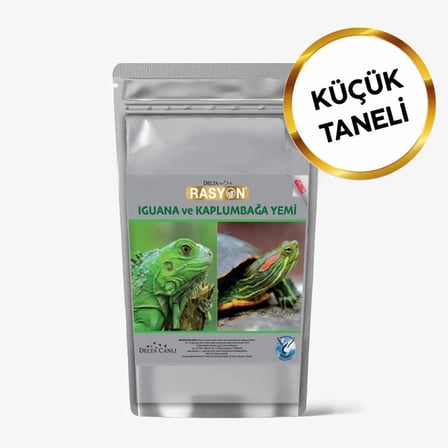 Delta Rasyon Iguana Ve Kaplumbağa Yemi Sürüngen Yemleri Küçük Taneli 10 Kg