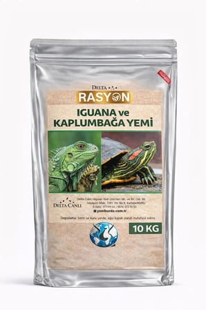 RASYON IGUANA VE KAMPLUMBAĞ YEMİ BÜYÜK TANELİ 10 Kg