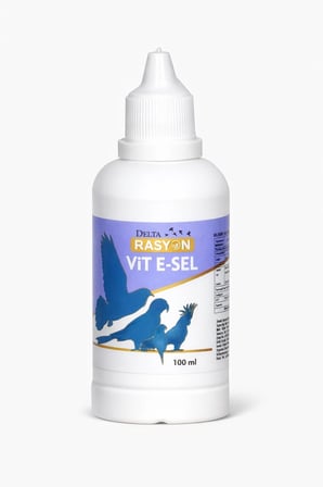 Delta Rasyon Vit E-Sel Kuş Takviyesi Vitamin E Selenyum 100 ml