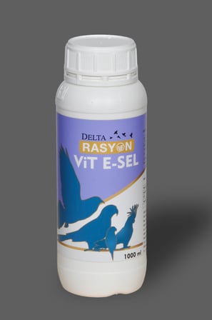 Delta Rasyon Vit E-Sel Kuş Takviyesi Vitamin E Selenyum 100 ml
