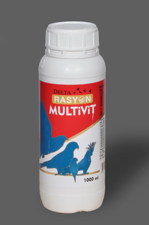Delta Rasyon Multivit Kuş Vitamini 100 ml Aminoasit