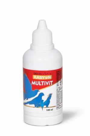 Delta Rasyon Multivit Kuş Vitamin Mineral Takviyesi 100 ml