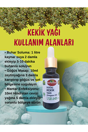 %100 SAF AROMATERAPİ SETİ - KEKİK + NANE + OKALİPTUS YAĞI (3x20ML) NEFES AÇAN SET