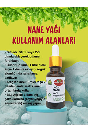 %100 SAF AROMATERAPİ SETİ - KEKİK + NANE + OKALİPTUS YAĞI (3x20ML) NEFES AÇAN SET