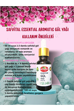 GÜL YAĞI ESSENTIAL AROMATIC 20 ML - ROSE ESSENTIAL AROMATIC OIL 20 ML