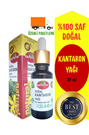 %100 SAF KANTARON YAĞI 20ML - CİLT BAKIM VE ONARIM (St. John's Wort Oil) 20ML