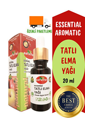 TATLI ELMA YAĞI ESSENTIAL AROMATIC - 20ML / ESSENTIAL AROMATIC APPLE OIL - 20ML