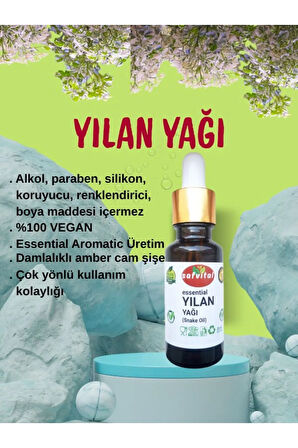 Yılan Yağı Essential Aromatic 20 ml - Saç Dökülme Karşıtı Bakım Formülü (SNAKE OIL) (20ML)
