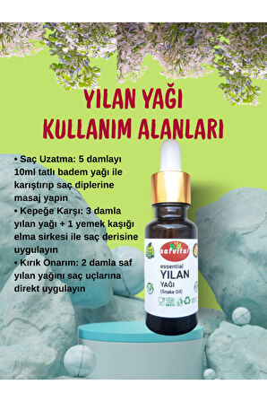 Yılan Yağı Essential Aromatic 20 ml - Saç Dökülme Karşıtı Bakım Formülü (SNAKE OIL) (20ML)
