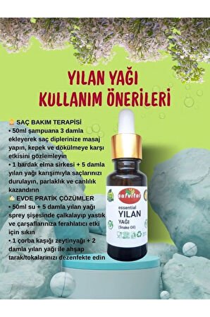 Yılan Yağı Essential Aromatic 20 ml - Saç Dökülme Karşıtı Bakım Formülü (SNAKE OIL) (20ML)
