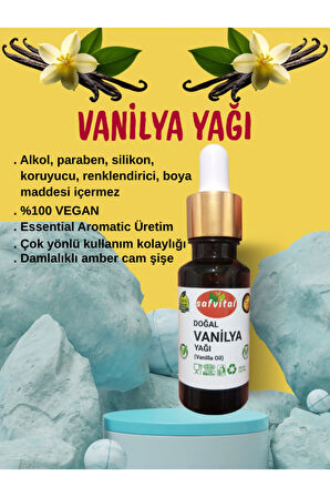 VANİLYA YAĞI ESSENTIAL AROMATIC 20 ML - VANILLA ESSENTIAL AROMATIC OIL 20 ML