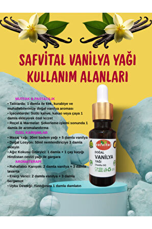 VANİLYA YAĞI ESSENTIAL AROMATIC 20 ML - VANILLA ESSENTIAL AROMATIC OIL 20 ML