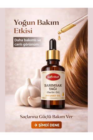 Sarımsak Yağı 20 Ml  Doğal (Maserasyon) İnfused Oil Saç Ve Cilt Bakım Destekleyici Yoğun Etkili