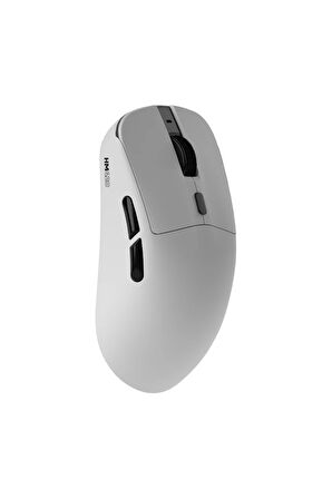 Hawk Gaming HM420B 4K Hz 26000 DPI Tri-Mode Kablosuz/Bluetooth Şarj Standlı Beyaz Gaming Mouse